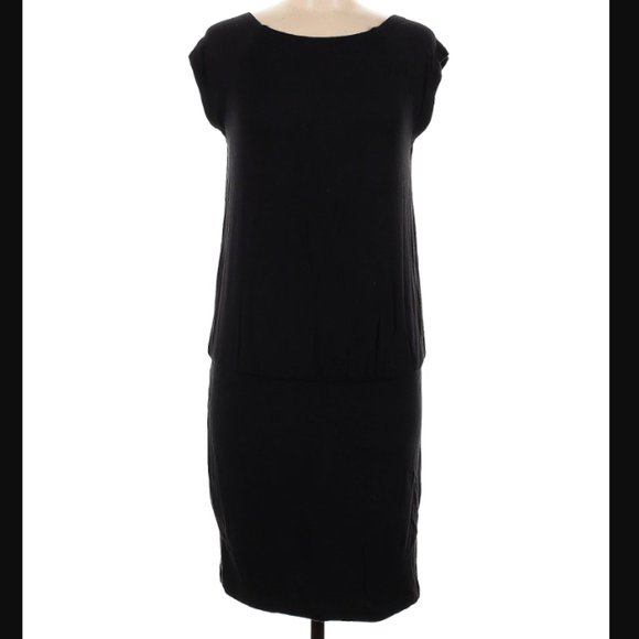 LAST CHANCE Lou & Grey Black Dropwaist Dress - Picture 1 of 10